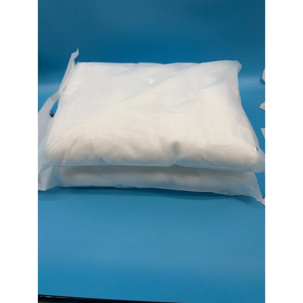 2 Pack Premium 100% Cotton Bath Towels White 600 GSM Ultrasoft 55x28in Set